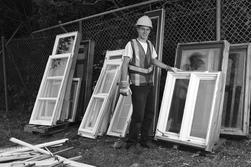 Residents disposing old furniture in Putney
