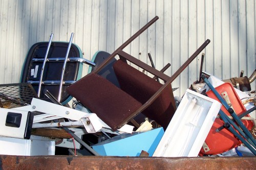 Residential waste bins for general, recycling, and garden waste in Putney