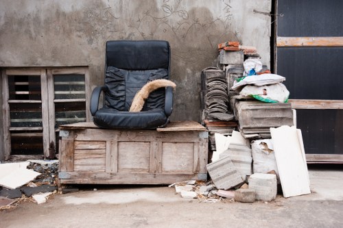 Satisfied homeowner with a clutter-free garage